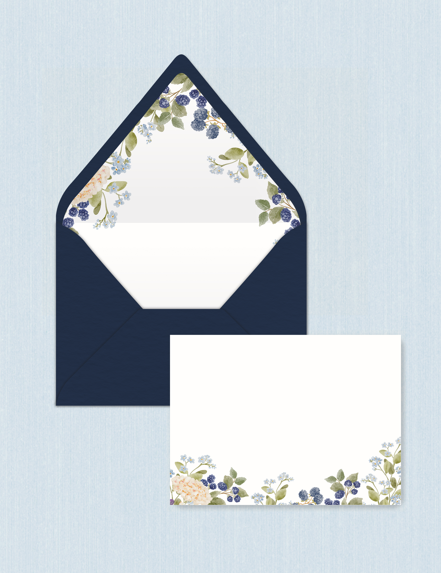 Cobalt Bouquet - Flower Cards (Set da n.5)