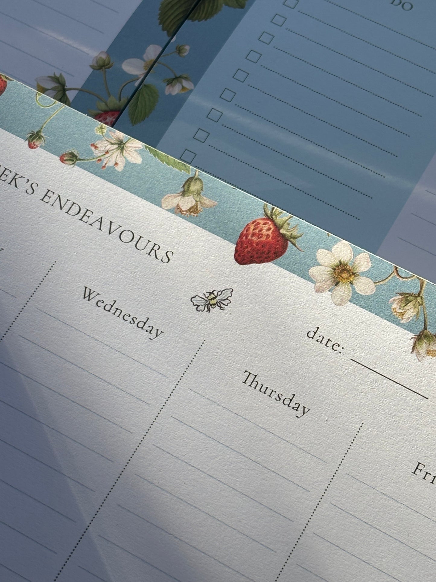 Weekly Planner Strawberries (A4)