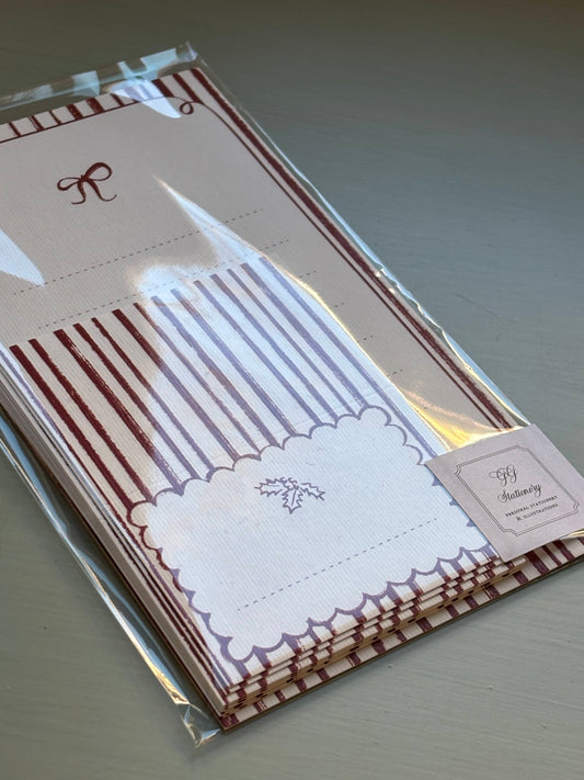 Set da tavola - Stripes (2 menu + 8 segnaposto)