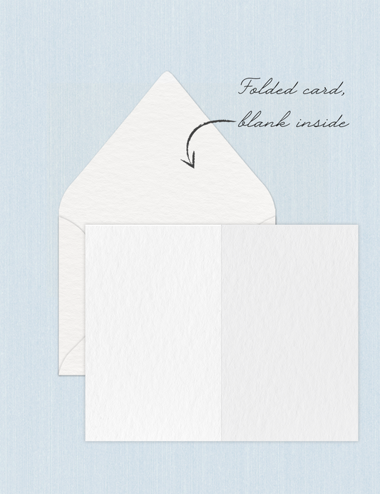 You broc my world - Foldable Greetings Card