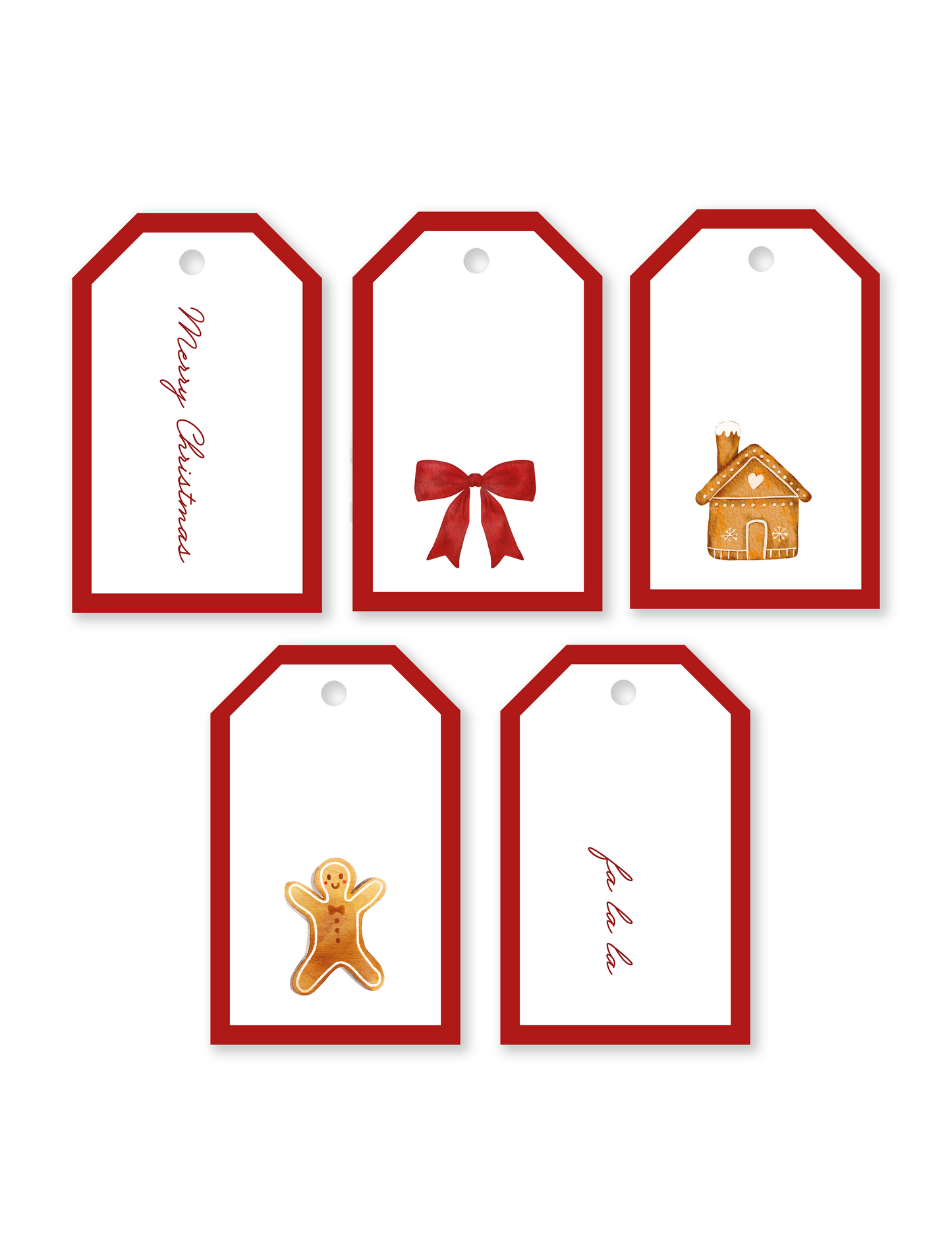 Gift Tags Fa la la (n.5)