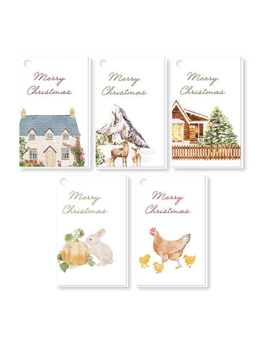 Gift Tags Folded Christmas (n.5)