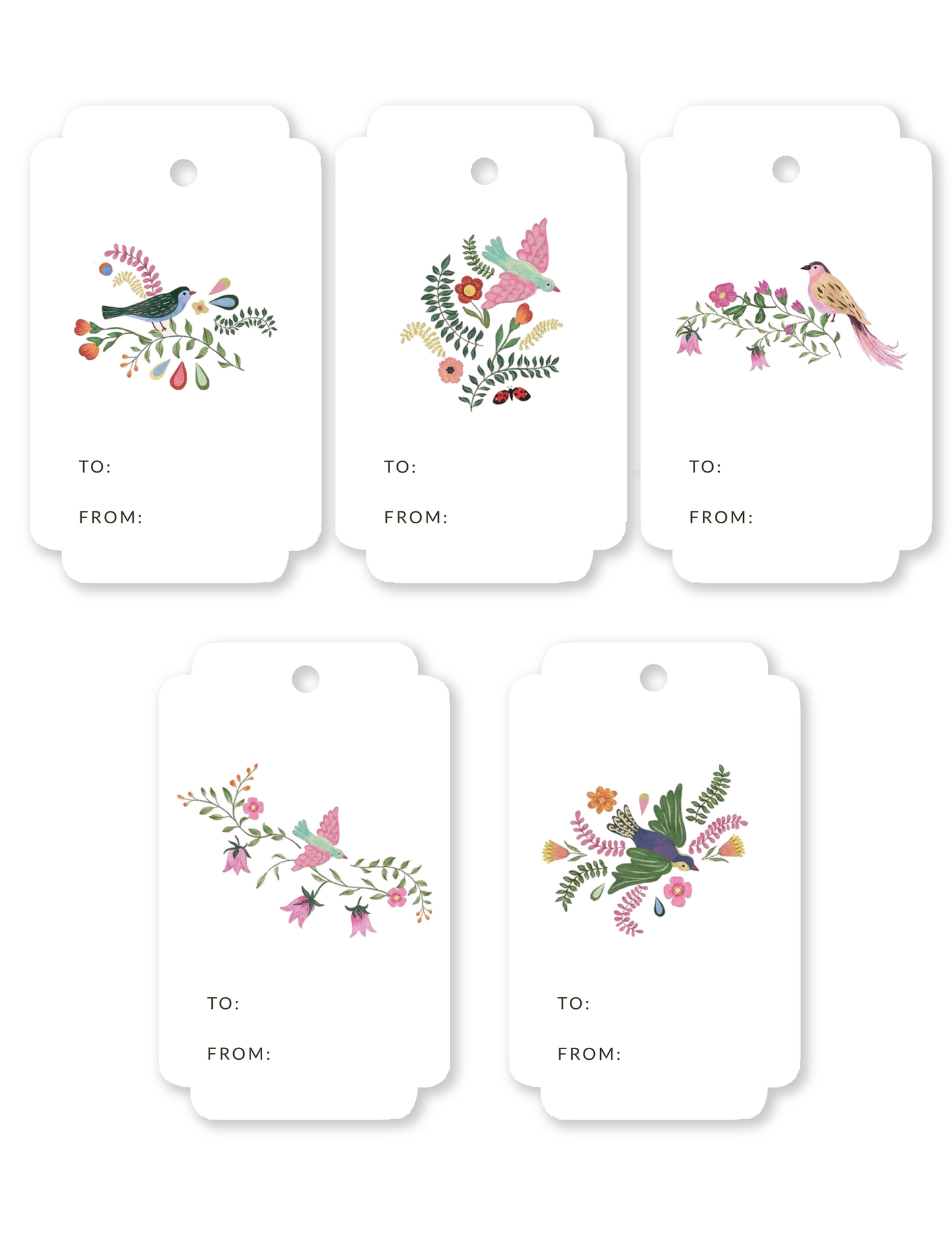 Gift Tags Folk (n.5)