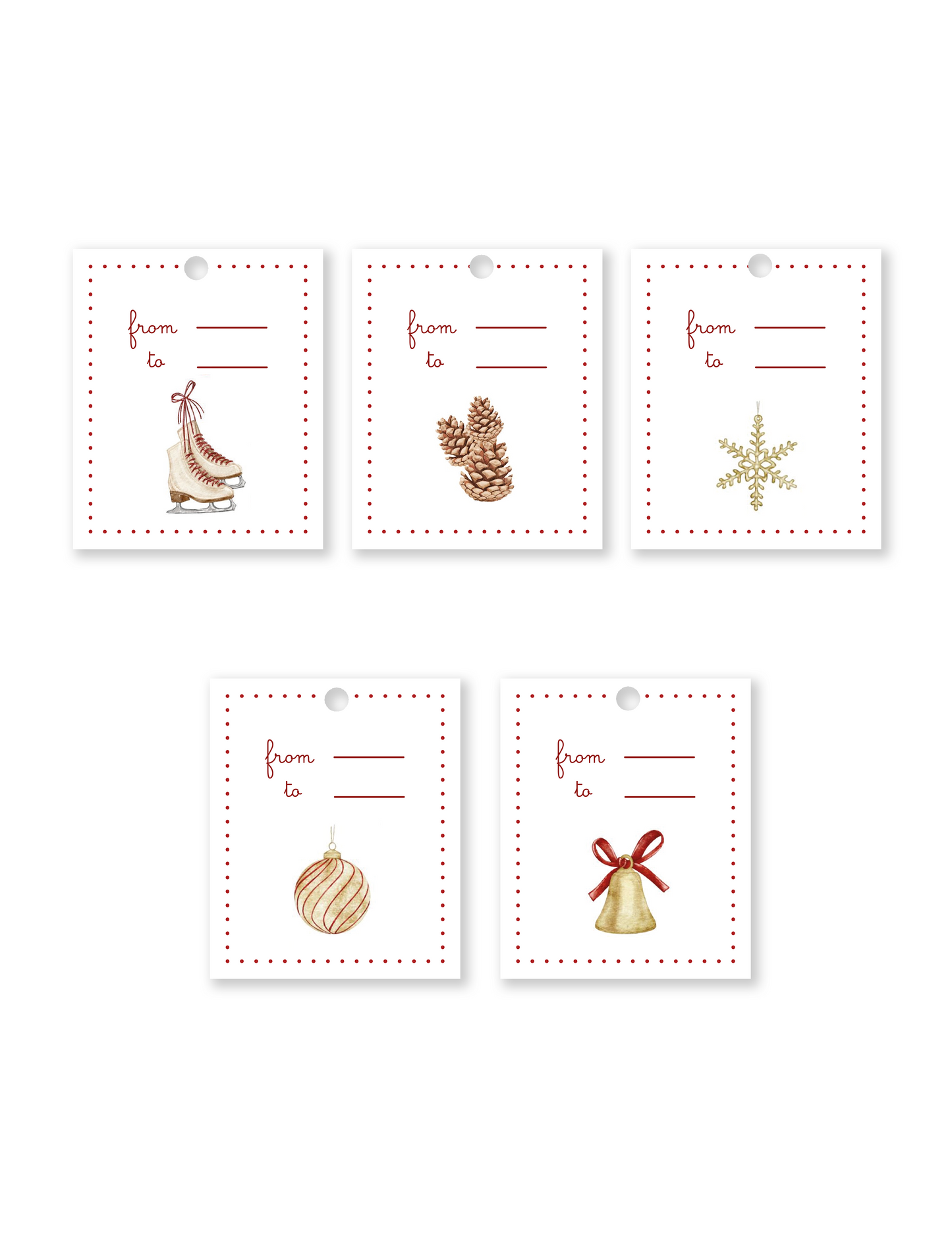 Gift Tags Ice tink (n.5)