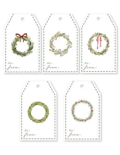 Gift Tags Wreath (n.5)