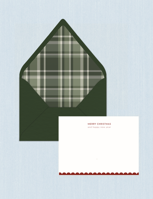 Green Tartan - Line Cards (Set da n.5)