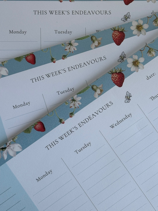 Weekly Planner Strawberries (A4)