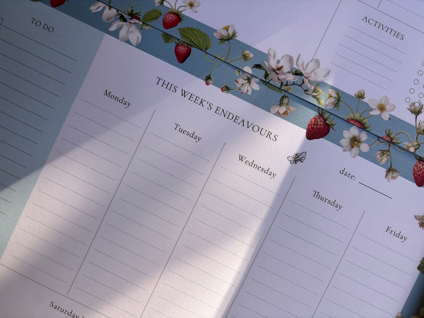 Weekly Planner Strawberries (A4)