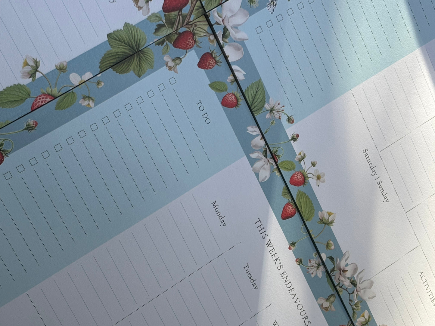 Weekly Planner Strawberries (A4)