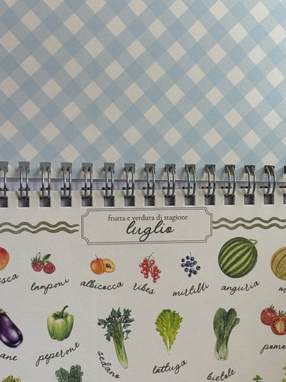 Calendario frutta e verdura di stagione (A6)