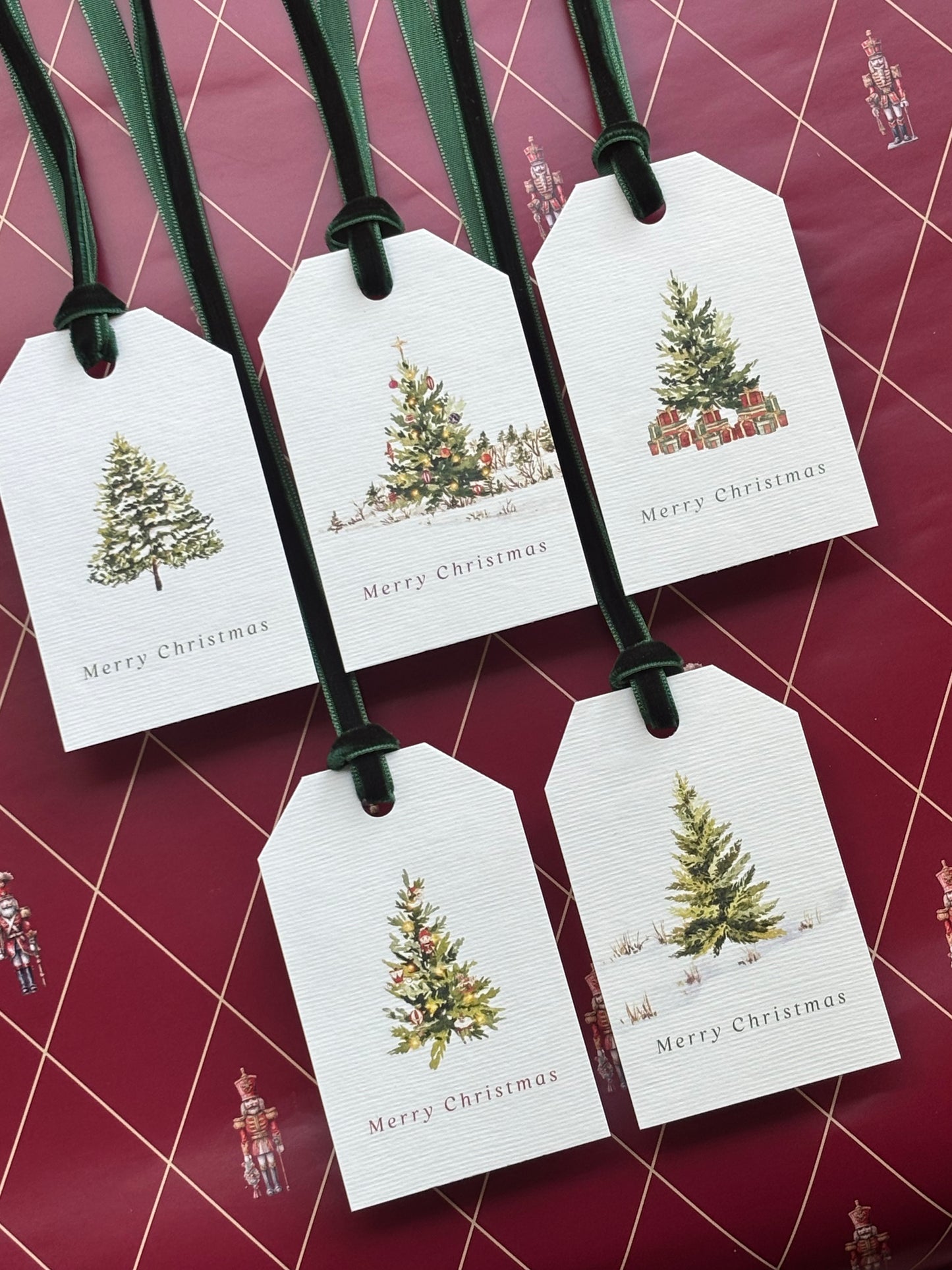 Gift Tags Christmas trees (n.5)