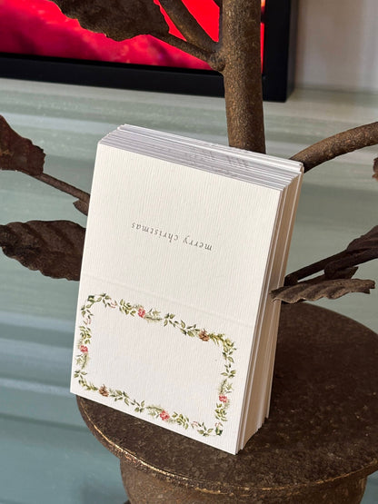 Set da tavola - Merry Christmas (2 menu + 8 segnaposto)