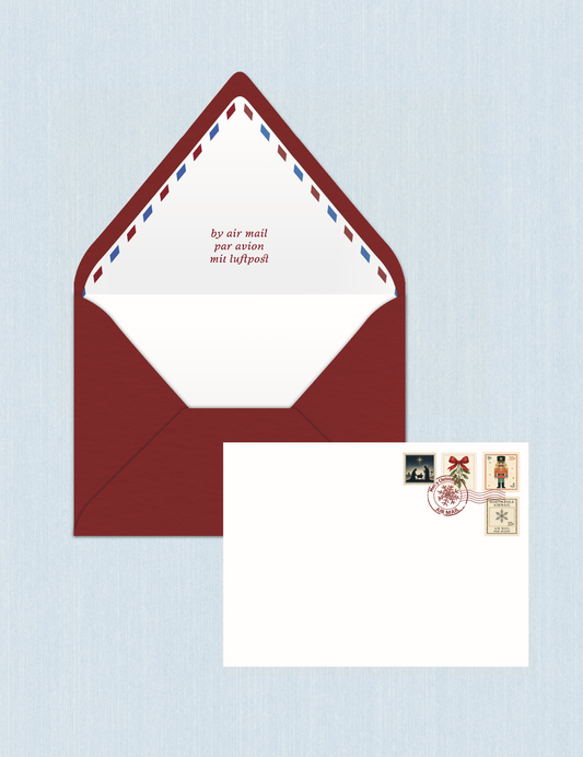 Red Air Mail - Dear Santa Cards (Set da n.5)