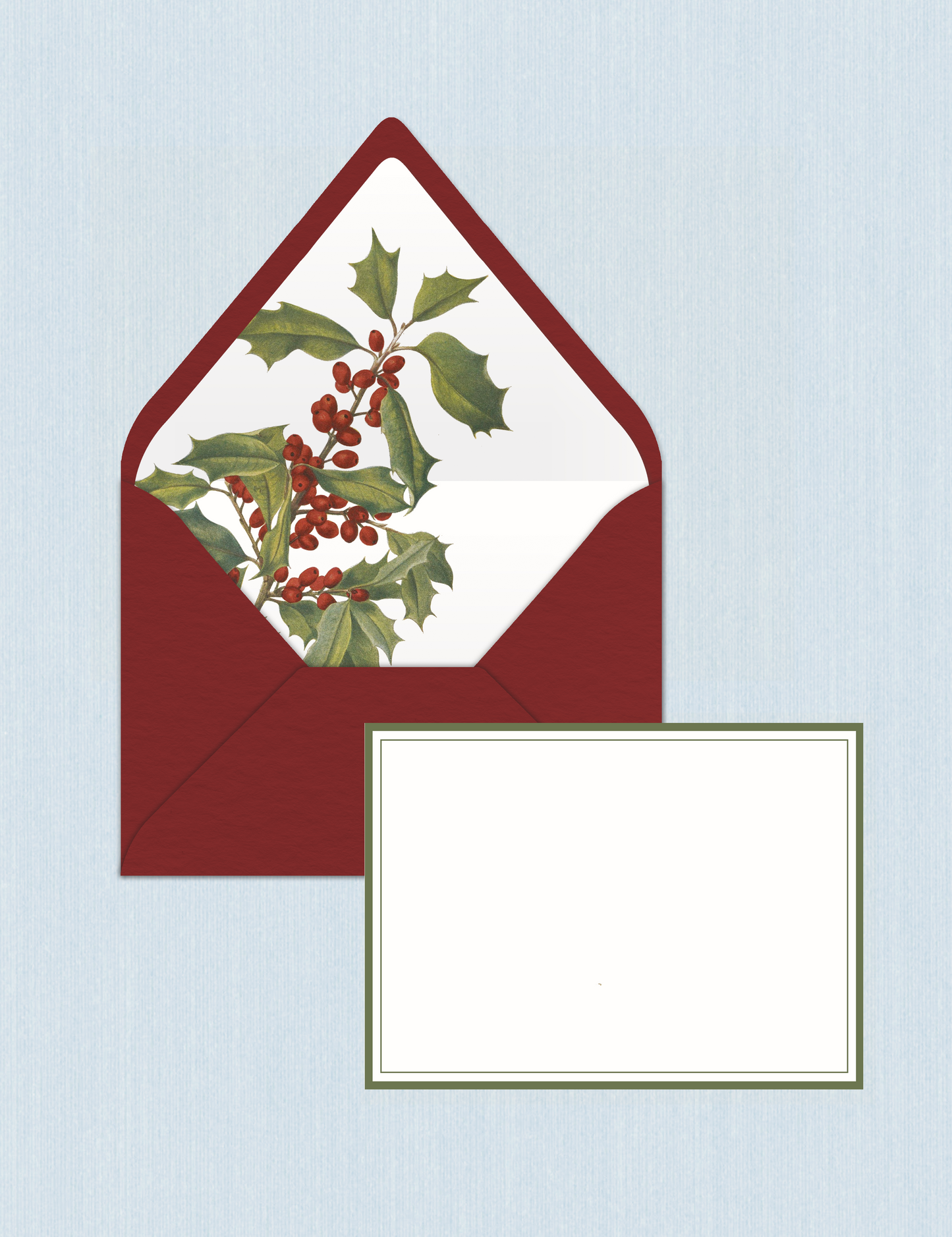 Red Holly - Border Cards (Set da n.5)