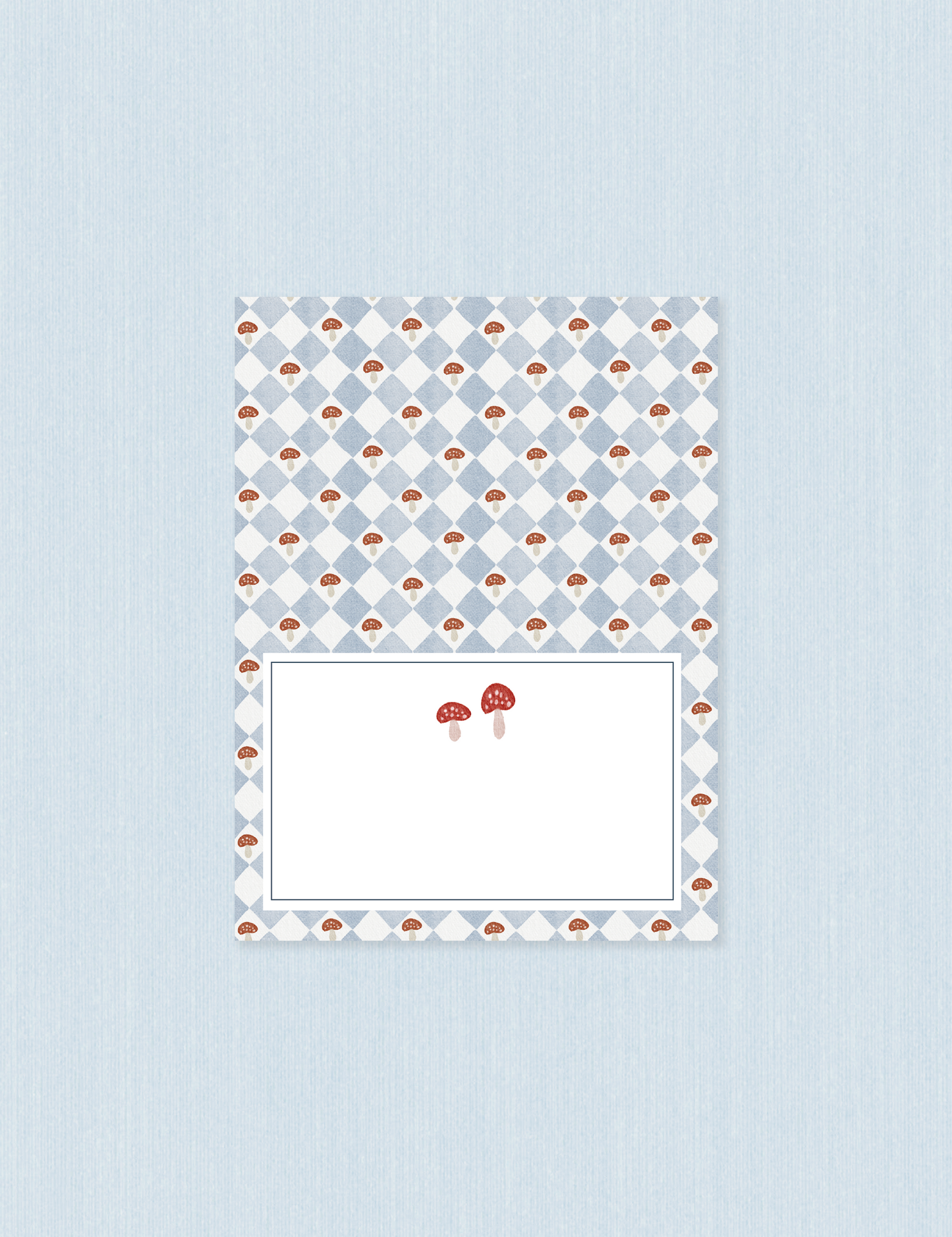 Segnaposto Singolo - Mushrooms