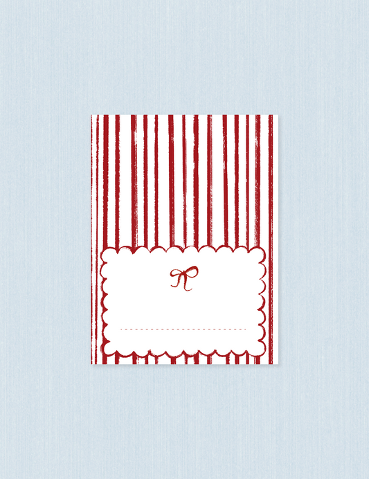 Segnaposto Singolo - Bow stripes