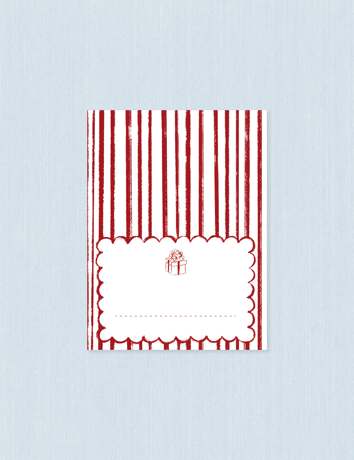 Segnaposto Singolo - Bow stripes