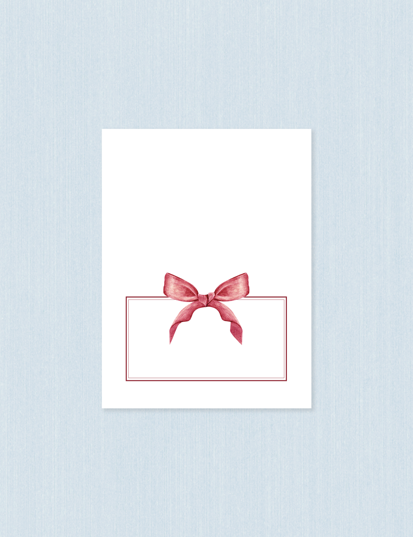 Segnaposto Singolo - Bows