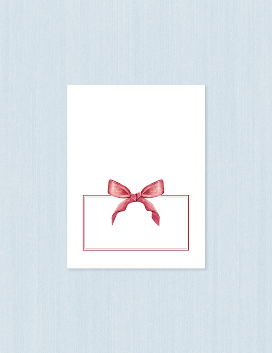 Segnaposto Singolo - Bows