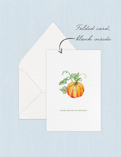 Pick of the patch - Foldable Greetings Card