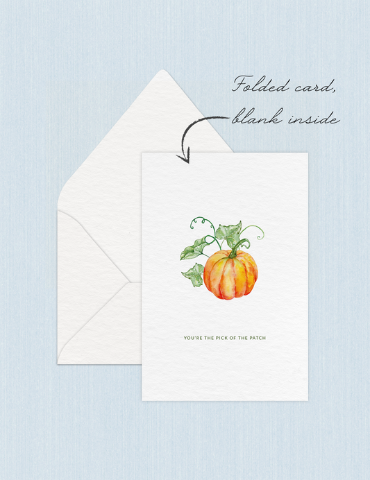 Pick of the patch - Foldable Greetings Card