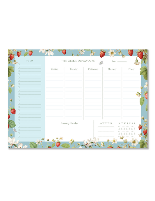 Weekly Planner Strawberries (A4)